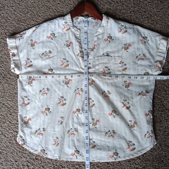 Madewell Bower Popover Shirt In Marseille Daisies - Picture 6 of 9